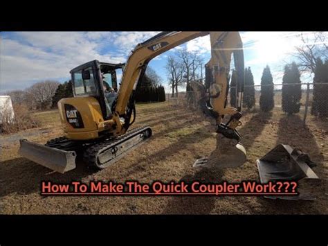 mini excavator quick coupler|cat 303.5 quick coupler.